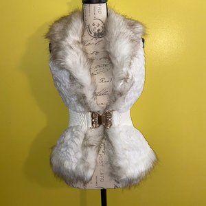 FAUX FUR VEST
